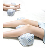 Maxbell recliner Leg Rest Cushion Support W Shape Sturdy Gifts Sofa Footrest Cushion Blue