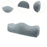 Maxbell recliner Leg Rest Cushion Support W Shape Sturdy Gifts Sofa Footrest Cushion Dark Gray