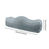Maxbell recliner Leg Rest Cushion Support W Shape Sturdy Gifts Sofa Footrest Cushion Dark Gray