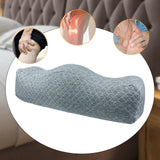 Maxbell recliner Leg Rest Cushion Support W Shape Sturdy Gifts Sofa Footrest Cushion Dark Gray