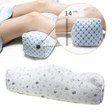 Maxbell recliner Leg Rest Cushion Support W Shape Sturdy Gifts Sofa Footrest Cushion Light Gray