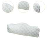 Maxbell recliner Leg Rest Cushion Support W Shape Sturdy Gifts Sofa Footrest Cushion White