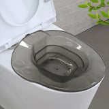 Maxbell Sitz Bath Anti Slip Wide Seating Area Sturdy Wash Basin for Women Men Adults Gray