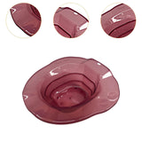 Maxbell Sitz Bath Anti Slip Wide Seating Area Sturdy Wash Basin for Women Men Adults Red