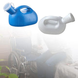 Maxbell Male Urinal Bottle Mobile Incontinence Pee Bottle for Night Use Home Outdoor Blue