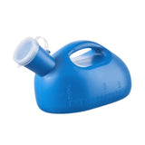 Maxbell Male Urinal Bottle Mobile Incontinence Pee Bottle for Night Use Home Outdoor Blue