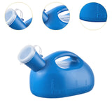 Maxbell Male Urinal Bottle Mobile Incontinence Pee Bottle for Night Use Home Outdoor Blue