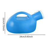 Maxbell Male Urinal Bottle Mobile Incontinence Pee Bottle for Night Use Home Outdoor Blue