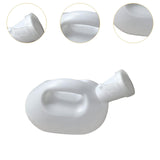 Maxbell Male Urinal Bottle Mobile Incontinence Pee Bottle for Night Use Home Outdoor White