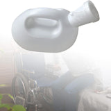 Maxbell Male Urinal Bottle Mobile Incontinence Pee Bottle for Night Use Home Outdoor White