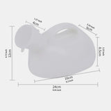 Maxbell Male Urinal Bottle Mobile Incontinence Pee Bottle for Night Use Home Outdoor White