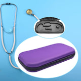Maxbell Portable Hard Stethoscope Case Multipurpose for Nurse Accessories Shockproof Purple