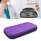 Maxbell Portable Hard Stethoscope Case Multipurpose for Nurse Accessories Shockproof Purple