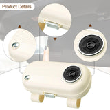 Maxbell Car Sun Visor Sunglasses Holder Storage Pouch Ticket Card Clip Auto Interior white