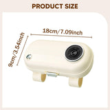 Maxbell Car Sun Visor Sunglasses Holder Storage Pouch Ticket Card Clip Auto Interior white