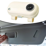 Maxbell Car Sun Visor Sunglasses Holder Storage Pouch Ticket Card Clip Auto Interior white