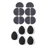 Maxbell 10Pcs Anti Slip Shoe Pads Wear Resistant for High Heels and Flats Shoe Grips Semicircle
