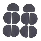 Maxbell 10Pcs Anti Slip Shoe Pads Wear Resistant for High Heels and Flats Shoe Grips Semicircle