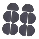 Maxbell 10Pcs Anti Slip Shoe Pads Wear Resistant for High Heels and Flats Shoe Grips Semicircle