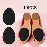 Maxbell 10Pcs Anti Slip Shoe Pads Wear Resistant for High Heels and Flats Shoe Grips Oval
