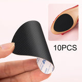 Maxbell 10Pcs Anti Slip Shoe Pads Wear Resistant for High Heels and Flats Shoe Grips Oval