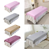 Maxbell Salon Couch Sheet Washable Breathable Beauty Bed Cover for Indoor Hotel Home Pink