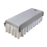 Maxbell Salon Couch Sheet Washable Breathable Beauty Bed Cover for Indoor Hotel Home Gray