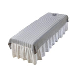 Maxbell Salon Couch Sheet Washable Breathable Beauty Bed Cover for Indoor Hotel Home Gray