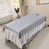 Maxbell Salon Couch Sheet Washable Breathable Beauty Bed Cover for Indoor Hotel Home Gray