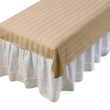 Maxbell Salon Couch Sheet Washable Breathable Beauty Bed Cover for Indoor Hotel Home Khaki