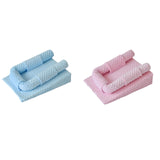 Maxbell Baby Wedge Pillow Newborn Reflux Breastfeeding Pillow Reducing Spit Up Blue