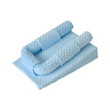 Maxbell Baby Wedge Pillow Newborn Reflux Breastfeeding Pillow Reducing Spit Up Blue