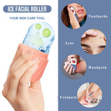 Maxbell Ice Face Roller and Gua Sha Set Face Body Back Multifunctional Massage Board Pink