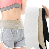 Maxbell Woman Sweat Wicking Tummy Liner Pad Machine Washable Versatile Cotton Insert Khaki