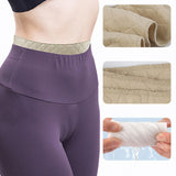 Maxbell Woman Sweat Wicking Tummy Liner Pad Machine Washable Versatile Cotton Insert Khaki