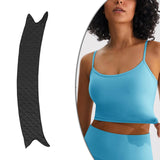 Maxbell Woman Sweat Wicking Tummy Liner Pad Machine Washable Versatile Cotton Insert Black