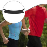 Maxbell Woman Sweat Wicking Tummy Liner Pad Machine Washable Versatile Cotton Insert Black