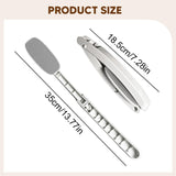 Maxbell Back Lotion Applicator Cream Applicator Portable Home Travel Curved Foldable Gray