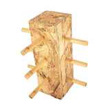 Maxbell Wood Glass Display Holder Stable Eyewear Holder for Countertop Dresser Malls 3 Tier