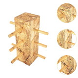 Maxbell Wood Glass Display Holder Stable Eyewear Holder for Countertop Dresser Malls 3 Tier