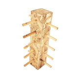Maxbell Wood Glass Display Holder Stable Eyewear Holder for Countertop Dresser Malls 5 Tier
