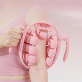 Maxbell Massage Roller Press Points for Bodybuilding Equipment Indoor Sports Fitness 14 wheels violet