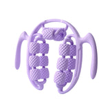Maxbell Massage Roller Press Points for Bodybuilding Equipment Indoor Sports Fitness 14 wheels violet
