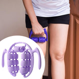 Maxbell Massage Roller Press Points for Bodybuilding Equipment Indoor Sports Fitness 20 wheels violet