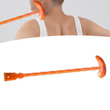 Maxbell Back Scratcher Handheld Relaxation Back Massage Hammer for Back Shoulder Leg orange
