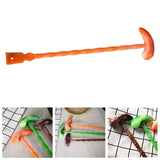 Maxbell Back Scratcher Handheld Relaxation Back Massage Hammer for Back Shoulder Leg orange
