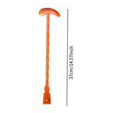 Maxbell Back Scratcher Handheld Relaxation Back Massage Hammer for Back Shoulder Leg orange