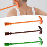 Maxbell Back Scratcher Handheld Relaxation Back Massage Hammer for Back Shoulder Leg orange