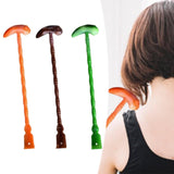 Maxbell Back Scratcher Handheld Relaxation Back Massage Hammer for Back Shoulder Leg orange