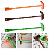 Maxbell Back Scratcher Handheld Relaxation Back Massage Hammer for Back Shoulder Leg orange
